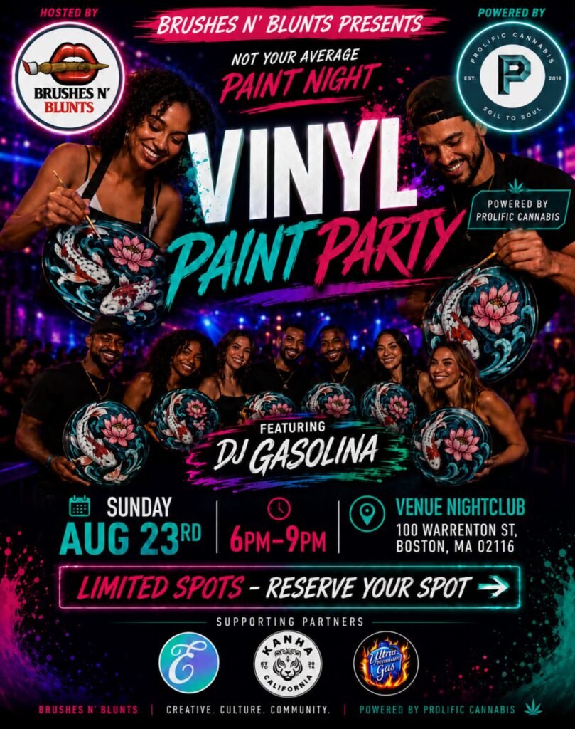 The Vinyl Painting Experience – Boston Ticket | August 23