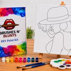 Brushes N’ Blunts Soft Life Stoner DIY Paint Kit