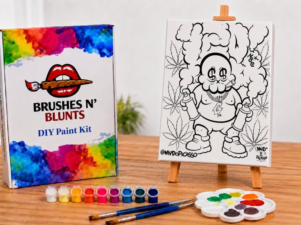 Hydo Picasso x Brushes N’ Blunts DIY Collectors Paint Kit