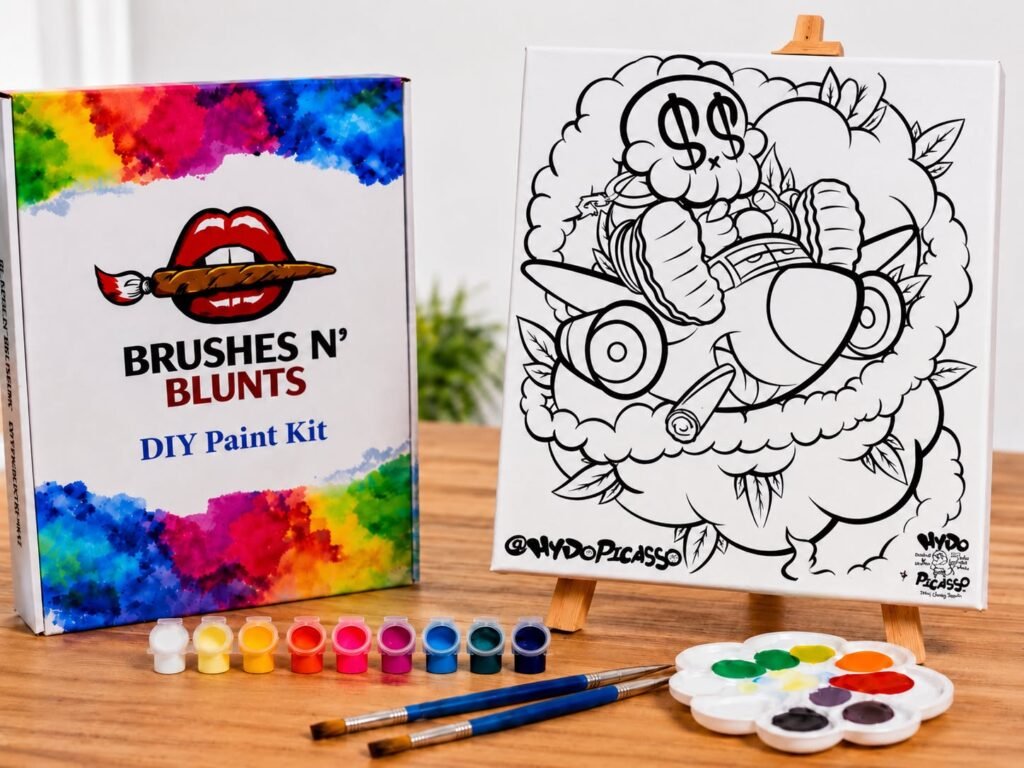 Hydo Picasso x Brushes N’ Blunts DIY Collectors Paint Kit