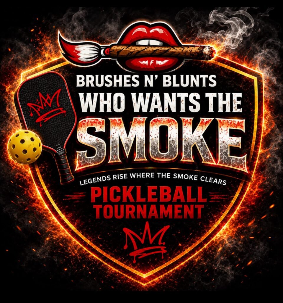 Pickleball Tournament Entry – Who Wants the Smoke!